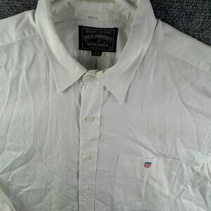 Polo Country Ralph Lauren USA Made All Cotton Button Up Shirt White Large Men